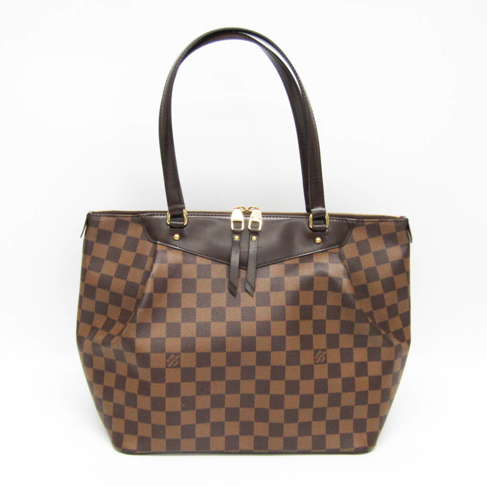 LOUIS VUITTON Authentic Brown Damier Tote Bag